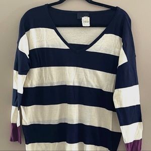 NWT Lumiere striped sweater - M